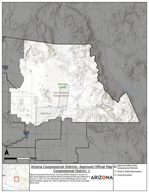 Congressional District 1 map