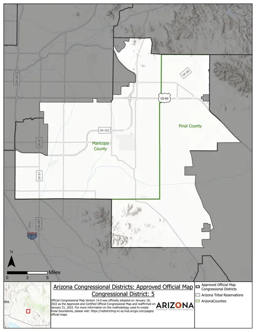 Congressional District 5 map