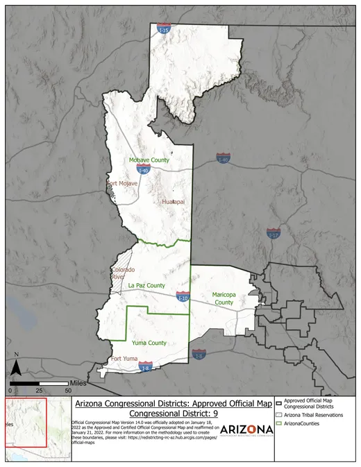 Congressional District 9 map