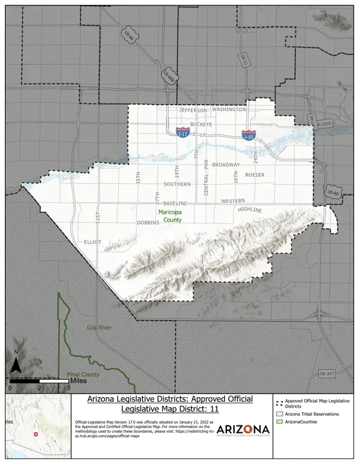 Legislative District 11 map