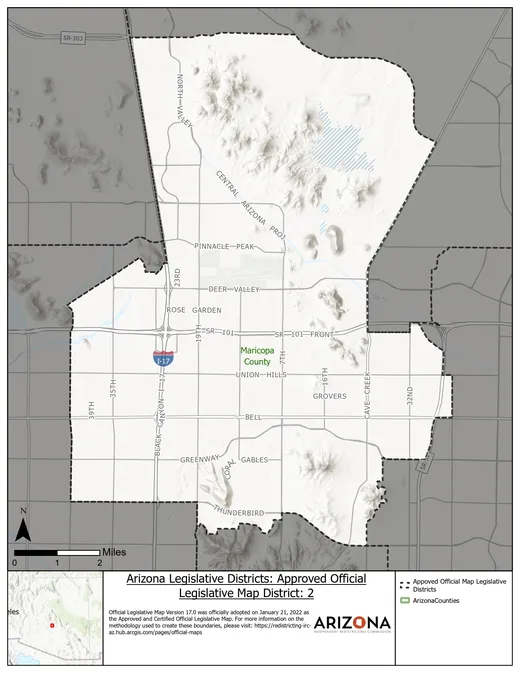 Legislative District 2 map