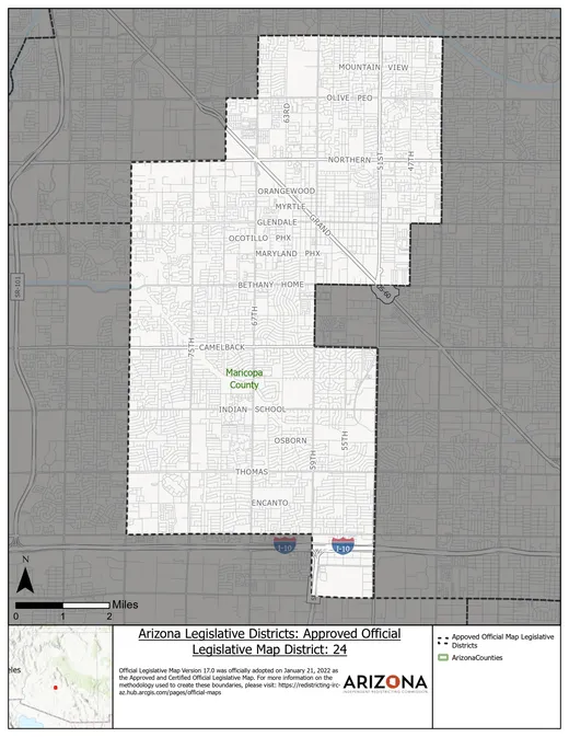 Legislative District 24 map