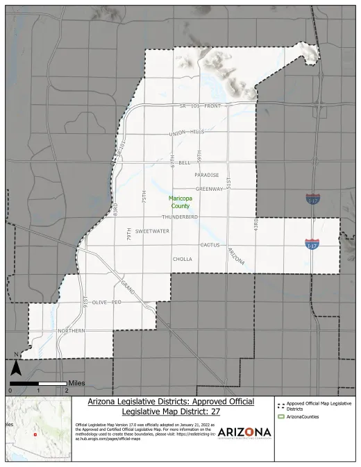 Legislative District 27 map