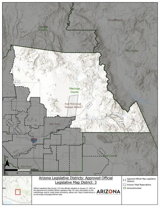 Legislative District 3 map
