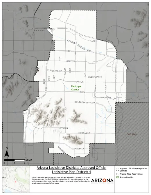 Legislative District 4 map